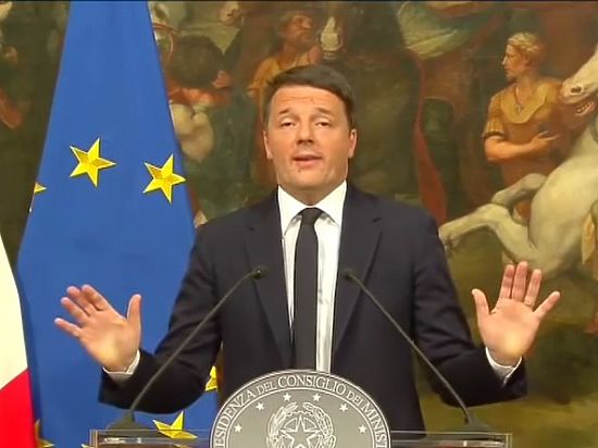 Президент Италии принял отставку премьер-министра Ренци