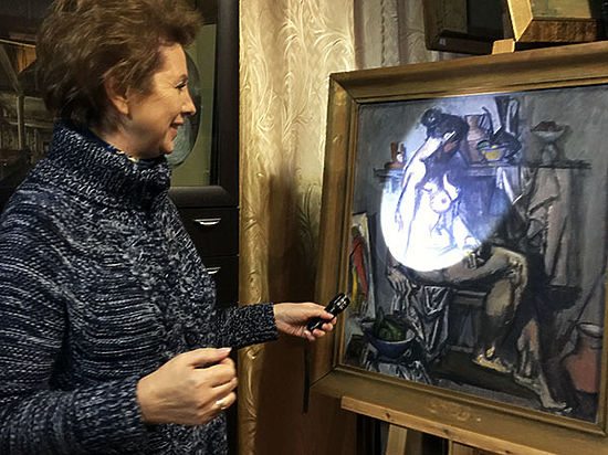 Шесть картин из Псковского музея поучаствовали в выставке Академии художеств