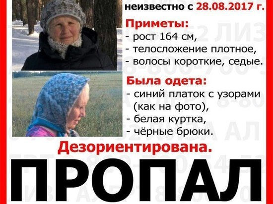 В Барнауле третий день ищут пропавшую 70-летнюю пенсионерку
