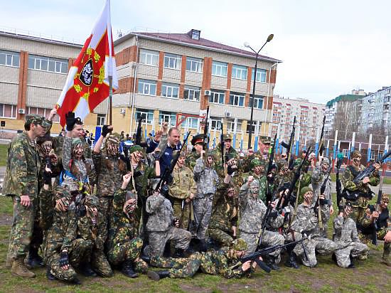 День здоровья для кадетов Ставрополя прошёл по-военному