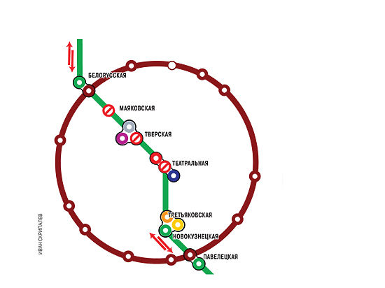 Как добраться белорусская метро. Схема станции метро Павелецкая Замоскворецкой линии. Закрытие станций метро Замоскворецкой линии. Метро Маяковская схема метро. Каховская линия метро схема.