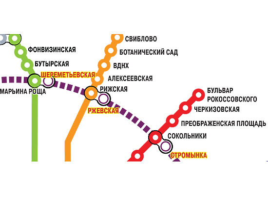 Схема метро бульвар рокоссовского на карте