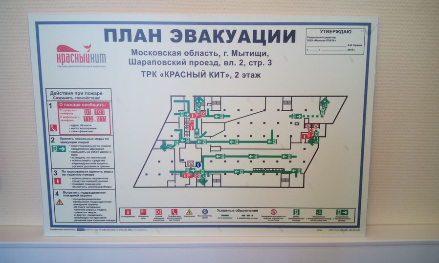 Планы эвакуации мытищи