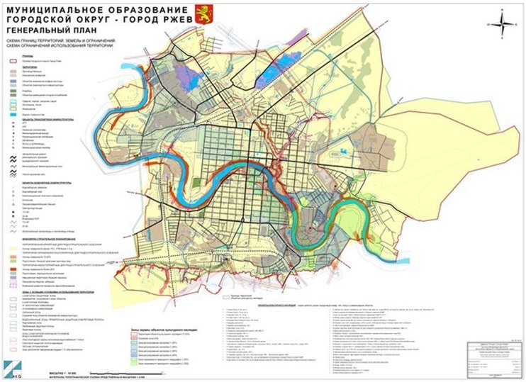 Карта ржева с номерами. Градостроительный план Ржева. Ржев план города. Карта план города Ржева. Г.Ржев на карте.