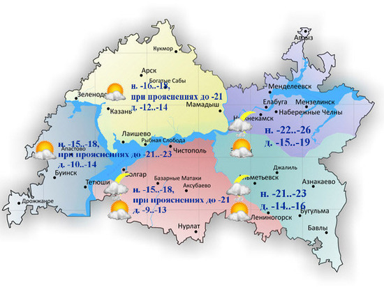 Погода в зеленодольске карта