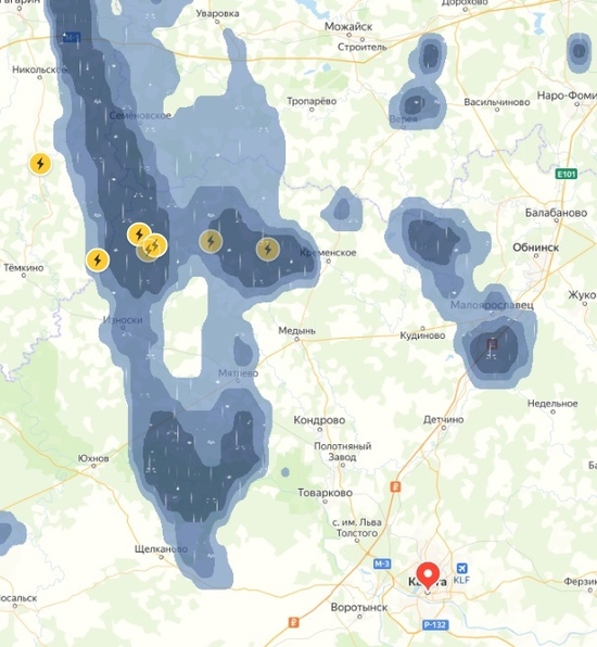 Карта осадков онлайн волоколамск