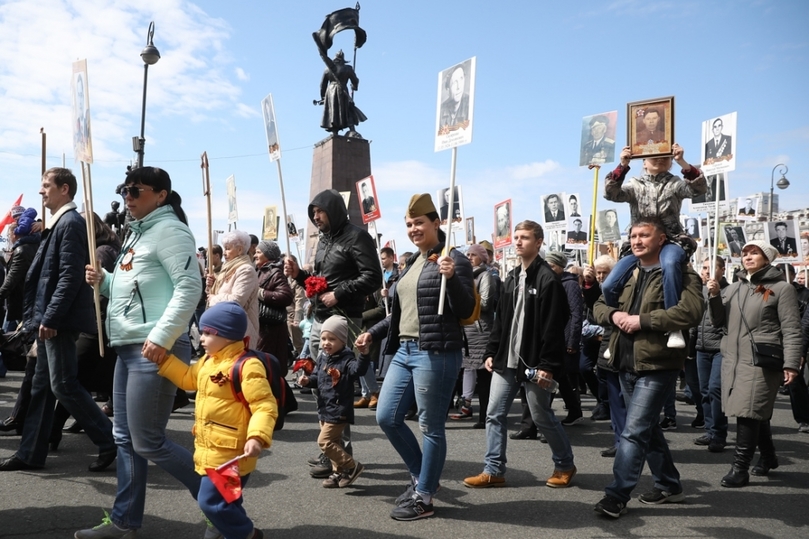 Бессмертный полк в егорьевске