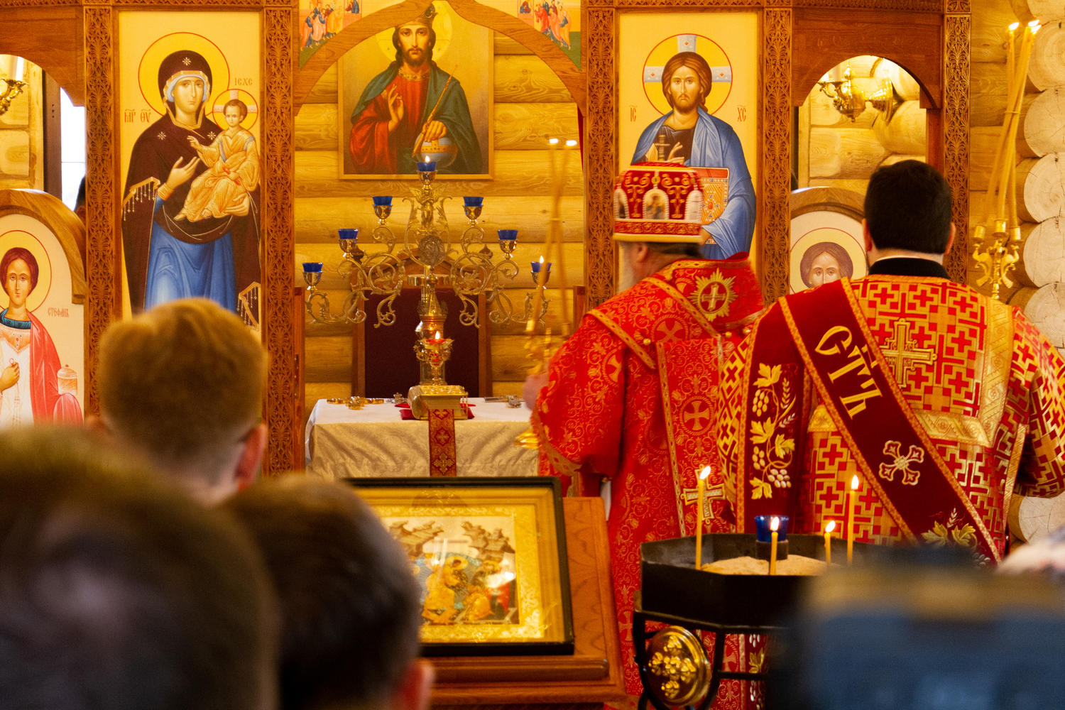 Яркие моменты освящения новой часовни в Хабаровске, в штабе ВВС и ПВО