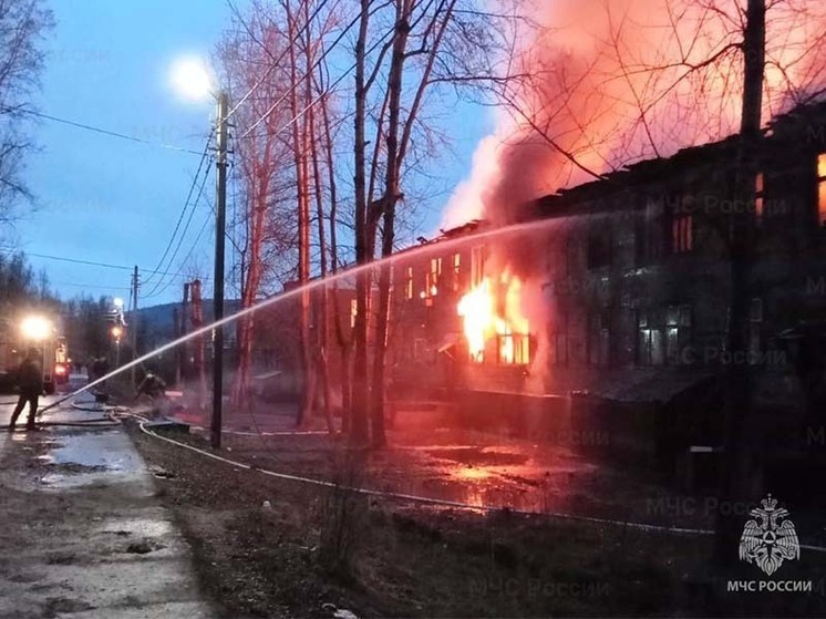 Копия башни Илимского острога сгорела в Железногорске …