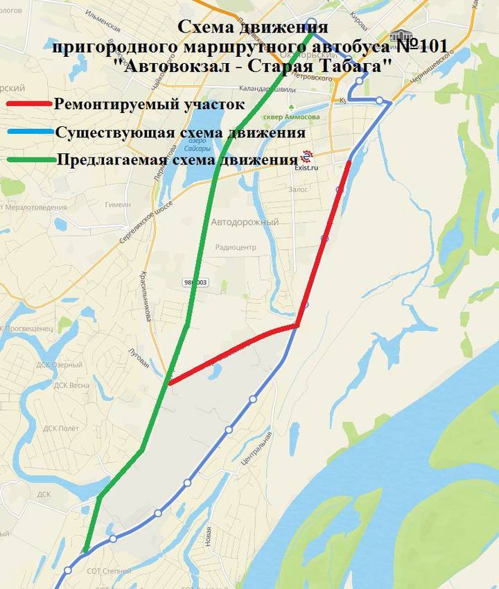 Схема движения 69 маршрутки брянск