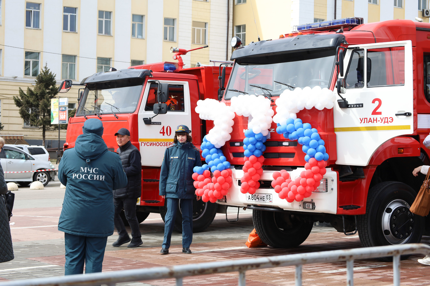 В Улан-Удэ прошла выставка пожарно-спасательной техники