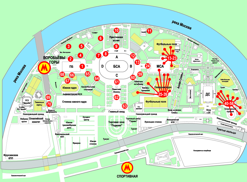 Схема лужников по секторам. Карта спорта Москва. Парк Победы Москва схема площадок. Карта молодой Москвы.